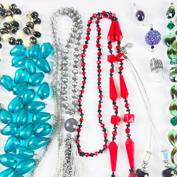 Bead Soup, Harvested Beads for Jewelry, Upcycled Lot, Bead Destash, Grab Bag - Picture 4 of 9